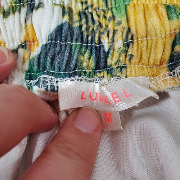 Luxxel Yellow Floral Romper Dress - Picture 8 of 8